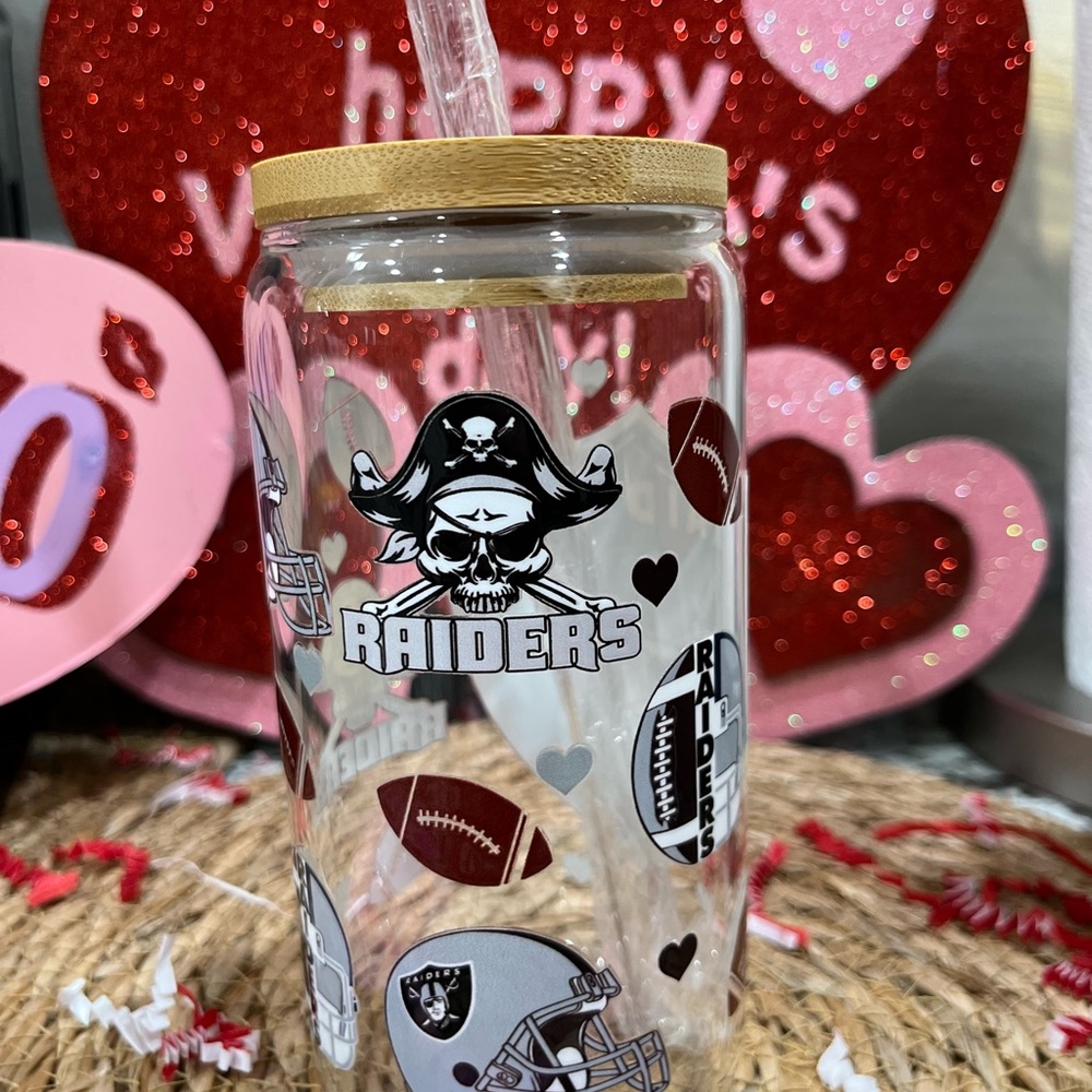 Raiders Glass cup - Picture 2 of 3